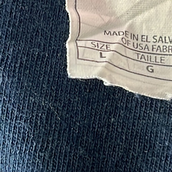 NFL Team Apparel New England Patriots Tee Shirt Blue NFL Football Team Men’s L - Picture 8 of 8